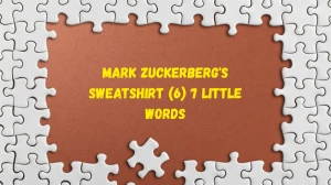 Mark Zuckerberg's sweatshirt 7 Little Words 6 letters Answer