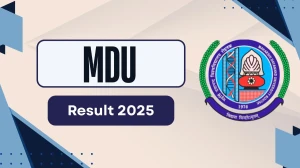 MDU Result 2025 Out at mdurtk.in Direct Link to Download 3rd Sem Result MDU Result 2025 Out at mdurtk.in Direct Link to Download 3rd Sem Result