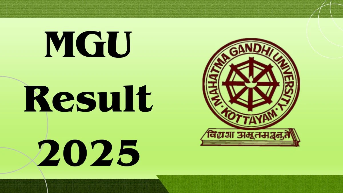 MGU ఫలితం 2025 OU వద్ద DSDC.MGU.AC.IN 1ST మరియు 4 వ సెమిస్టర్ ఫలితాన్ని డౌన్లోడ్ చేయడానికి ప్రత్యక్ష లింక్ MGU Result 2025 Ou at dsdc.mgu.ac.in Direct Link to Download 1st and 4th Semester Result