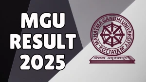 MGU Result 2025 Out at dsdc.mgu.ac.in Direct Link to Download 10th Semester Result