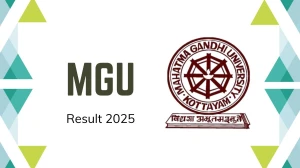 MGU Result 2025 Out at mgu.ac.in Direct Link to Download 2nd, 7th Sem Result