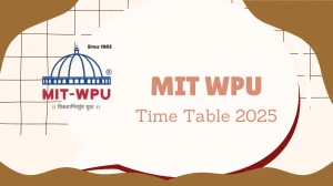 MIT WPU Time Table 2025 Out for 1st, 3rd, 5th Sem @ mitwpu.edu.in Details Here MIT WPU Time Table 2025 Out for 1st, 3rd, 5th Sem @ mitwpu.edu.in Details Here