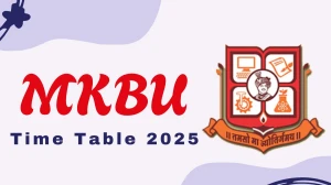 MKBU Time Table 2025 Out for 5th Sem @ mkbhavuni.edu.in Details Here