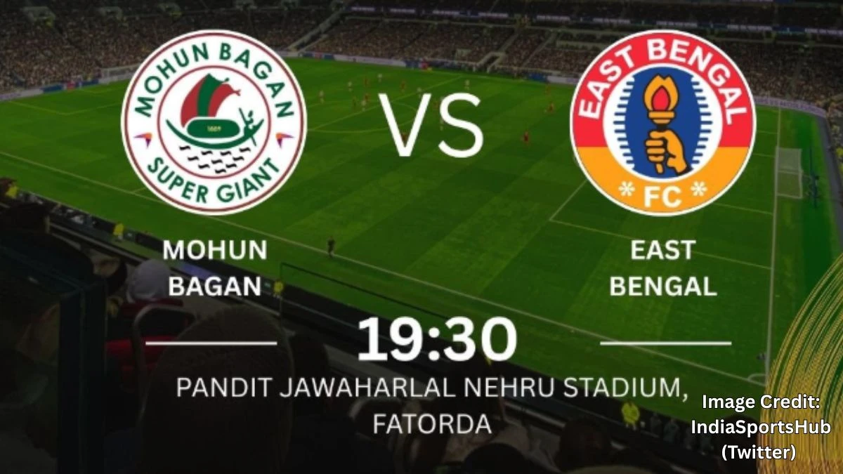 Mohun Bagan SG vs East Bengal Live Streaming: When and Where to Watch the AIFF Super Cup 2025-26 Kolkata Derby Mohun Bagan SG vs East Bengal Live Streaming: When and Where to Watch the AIFF Super Cup 2025-26 Kolkata Derby