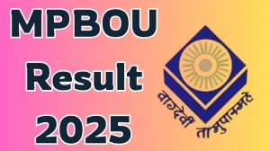 MPBOU Result 2025 Out at mpbou.edu.in Direct Link to Download 3rd Semester Result