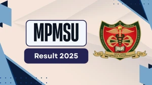 MPMSU Result 2025 Out at mpmsu.edu.in Direct Link to Download UG and PG Course Result
