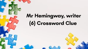 Mr Hemingway, writer Crossword Clue Irish Daily Mail Quick 6 letters Answer