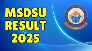 MSDSU Result 2025 Out at msduexam.co.in Direct Link to Download UG and PG Courses Result