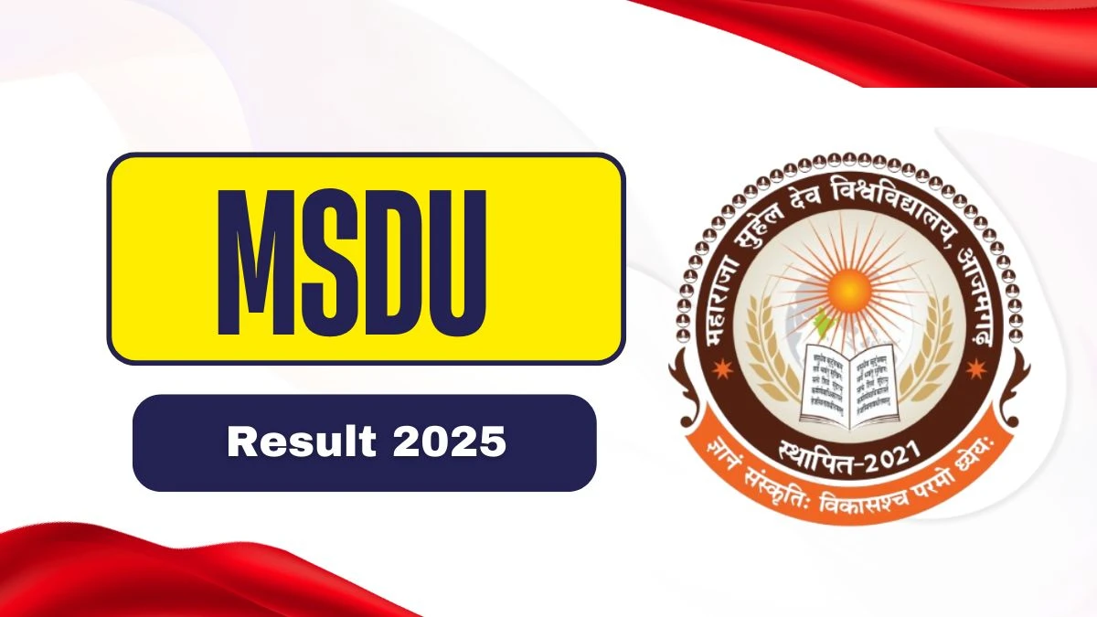 MSDU ఫలితం 2025 Msduexam.co.in వద్ద 1 వ, 2 వ, 3 వ, 4 వ, 5 వ, 6 వ సెమ్ ఫలితాన్ని డౌన్లోడ్ చేయడానికి ప్రత్యక్ష లింక్ MSDU Result 2025 Out at msduexam.co.in Direct Link to Download 1st, 2nd, 3rd, 4th, 5th, 6th Sem Result