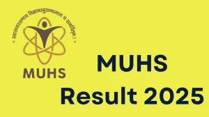MUHS Result 2025 Out at muhs.ac.in Direct Link to Download UG, PG Course Result MUHS Result 2025 Out at muhs.ac.in Direct Link to Download UG, PG Course Result