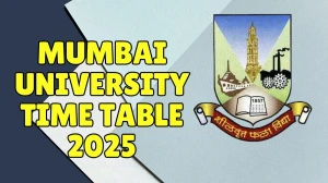 Mumbai University Time Table 2025 Out for 5th Sem @ mu.ac.in Details Here Mumbai University Time Table 2025 Out for 5th Sem @ mu.ac.in Details Here