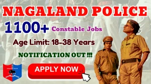 Nagaland Police Constable Recruitment 2025 - Apply Online for 1176 Posts