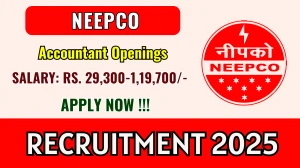 NEEPCO Accountant Recruitment 2025 - Apply Online for 05 Posts NEEPCO Accountant Recruitment 2025 - Apply Online for 05 Posts