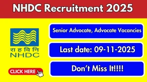 NHDC Senior Advocate, Advocate Recruitment 2025 - Apply Offline NHDC Senior Advocate, Advocate Recruitment 2025 - Apply Offline