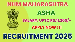 NHM Maharashtra ASHA Recruitment 2025 - Apply Offline