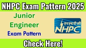 NHPC JE Exam Pattern 2025
