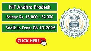 NIT Andhra Pradesh Lab Trainee Recruitment 2025 – Walk in