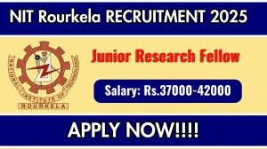 NIT Rourkela Junior Research Fellow Recruitment 2025 - Apply Offline for 01 Posts NIT Rourkela Junior Research Fellow Recruitment 2025 - Apply Offline for 01 Posts