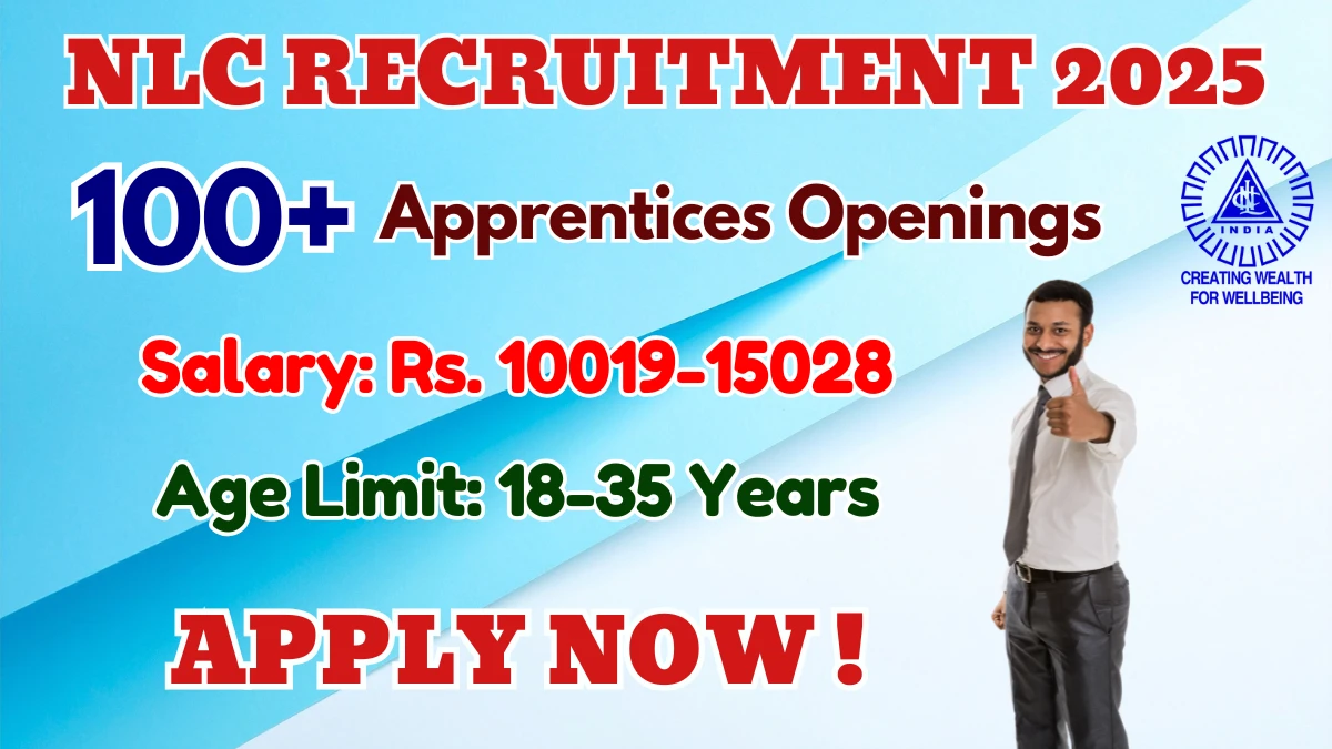 NLC Apprentices Recruitment 2025 - Apply Online for 163 Posts