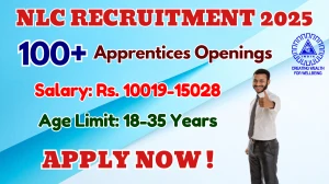 NLC Apprentices Recruitment 2025 - Apply Online for 163 Posts