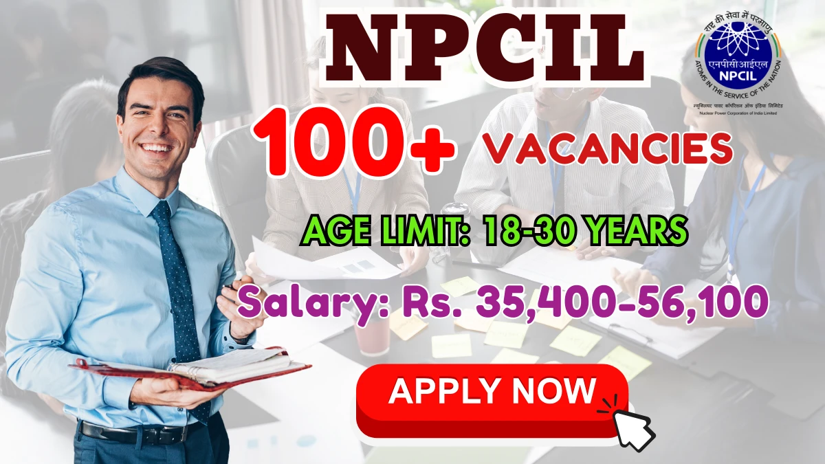 NPCIL Recruitment 2025 - Apply Online for 122 Deputy Manager, Junior Hindi Translator Posts NPCIL Recruitment 2025 - Apply Online for 122 Deputy Manager, Junior Hindi Translator Posts