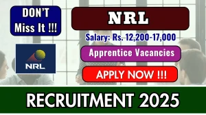 NRL Apprentice Recruitment 2025 - Apply Online for 75 Posts