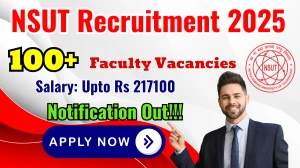 NSUT Faculty Recruitment 2025 - Apply Online for 184 Assistant Professor, Associate Professor Posts NSUT Faculty Recruitment 2025 - Apply Online for 184 Assistant Professor, Associate Professor Posts