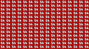 Observation Find it Out: Within 7 Seconds Spot The Number 64 among 54