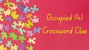 Occupied Crossword Clue Irish Daily Mail Quick 4 letters Answer