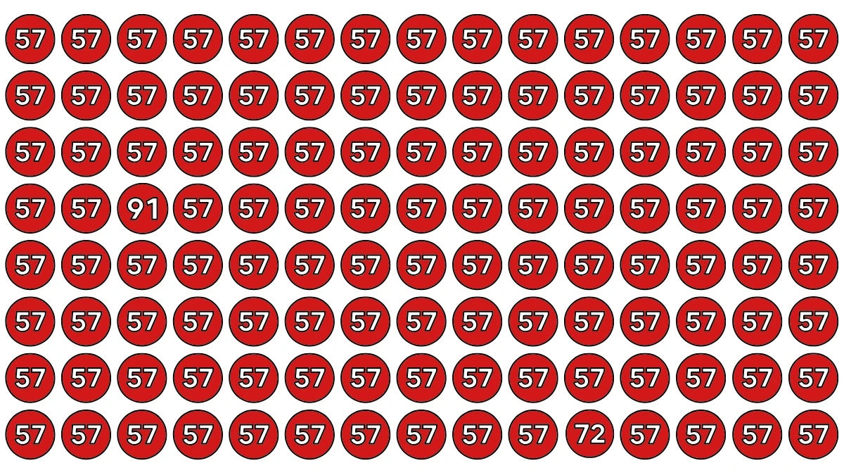 Only Those With Eagle Eyes and IQ 135 Can Spot the Hidden Numbers 72 and 91 in This Mind-Bending Optical Illusion!