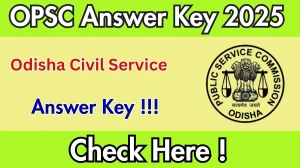 OPSC OCS Answer Key 2025 – Download Prelims Answer Key at opsc.gov.in OPSC OCS Answer Key 2025 – Download Prelims Answer Key at opsc.gov.in