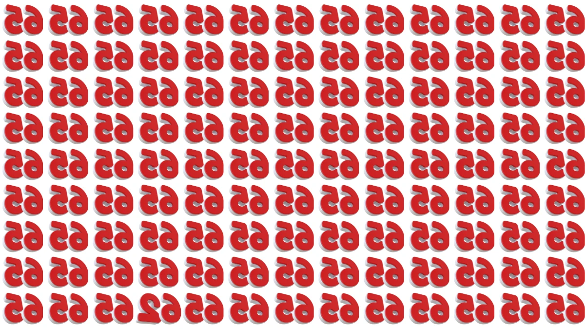 Optical Illusion IQ Test: Are You A Genius? Within 5 Seconds Spot The Inverted 62 among Inverted 65