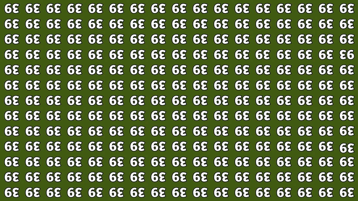 Optical Illusion IQ Test: Are You A Genius? Within 9 Seconds Spot The Inverted 93 among Inverted 39s