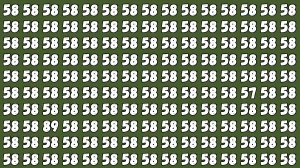 Optical Illusion Observation Test: Only 1% Can Find the Hidden Odd Numbers 57 an...