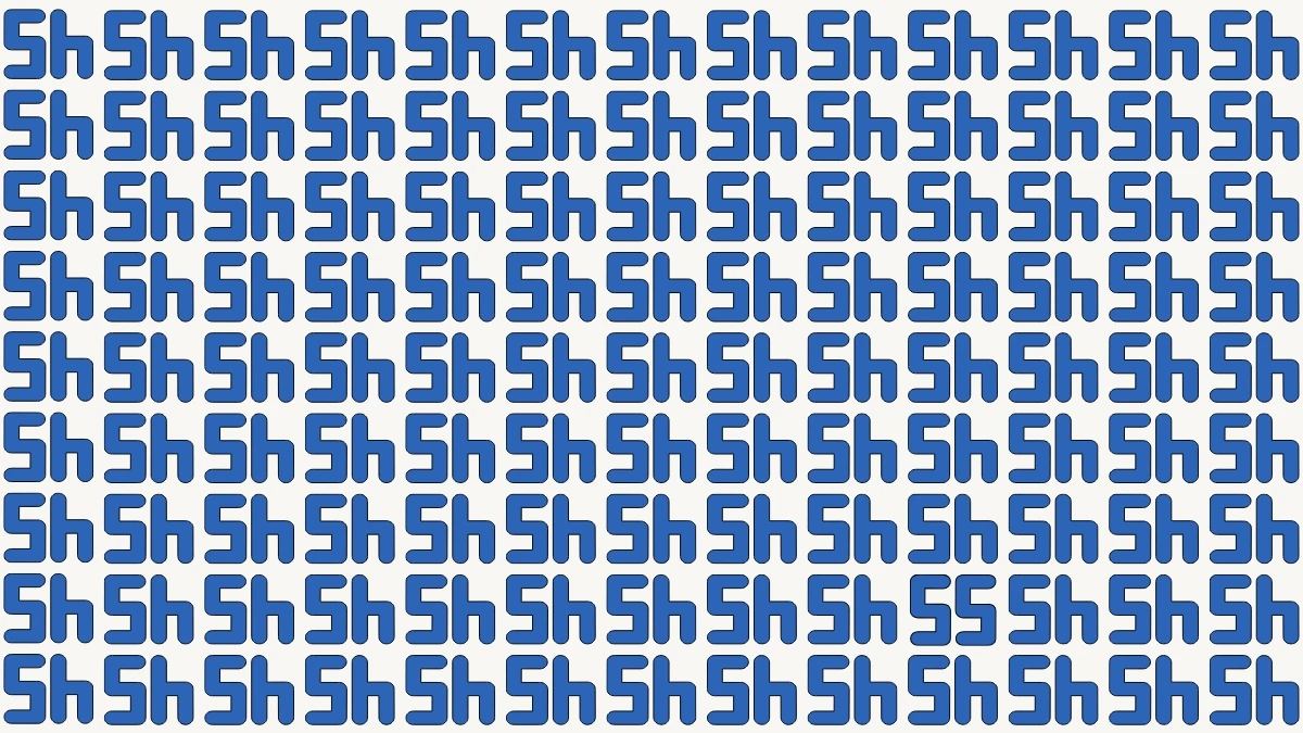 Optical Illusion: Only People with Eagle Eyes Can Spot the Number 55 among Inverted 45