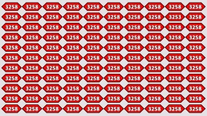 Optical Illusion Puzzle IQ Test: Within 9 Seconds Spot The Number 3253 among 325...