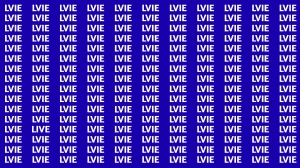 Optical Illusion Visual Test: Within 5 Seconds Spot The Word LIVE among LVIE