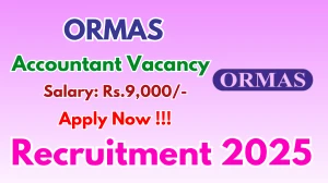 ORMAS Accountant Recruitment 2025 - Apply Offline