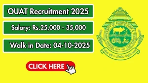 OUAT Recruitment 2025 – Walk in for Senior Research Fellow, Young Professional Posts