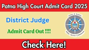 Patna High Court District Judge Admit Card 2025 OUT Download Link patnahighcourt.gov.in