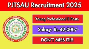 PJTSAU Young Professional II Recruitment 2025 – Walk in for 1 Posts