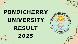 Pondicherry University Result 2025 Out at pondiuni.edu.in Direct Link to Download BVSc Result