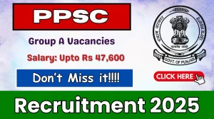 PPSC Group A Recruitment 2025 - Apply Online for 21 District Defence Services Welfare Officer  Posts