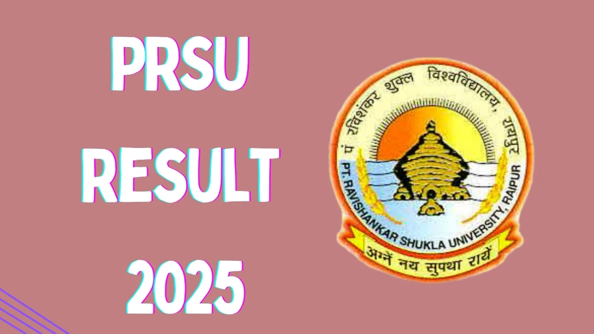 PRSU Result 2025 Released at prsu.ac.in Direct Link to Download Supplementry Result