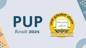 PUP Result 2025 Out at pupexamination.ac.in Direct Link to Download 1st, 2nd, 3rd, 4th Sem Result