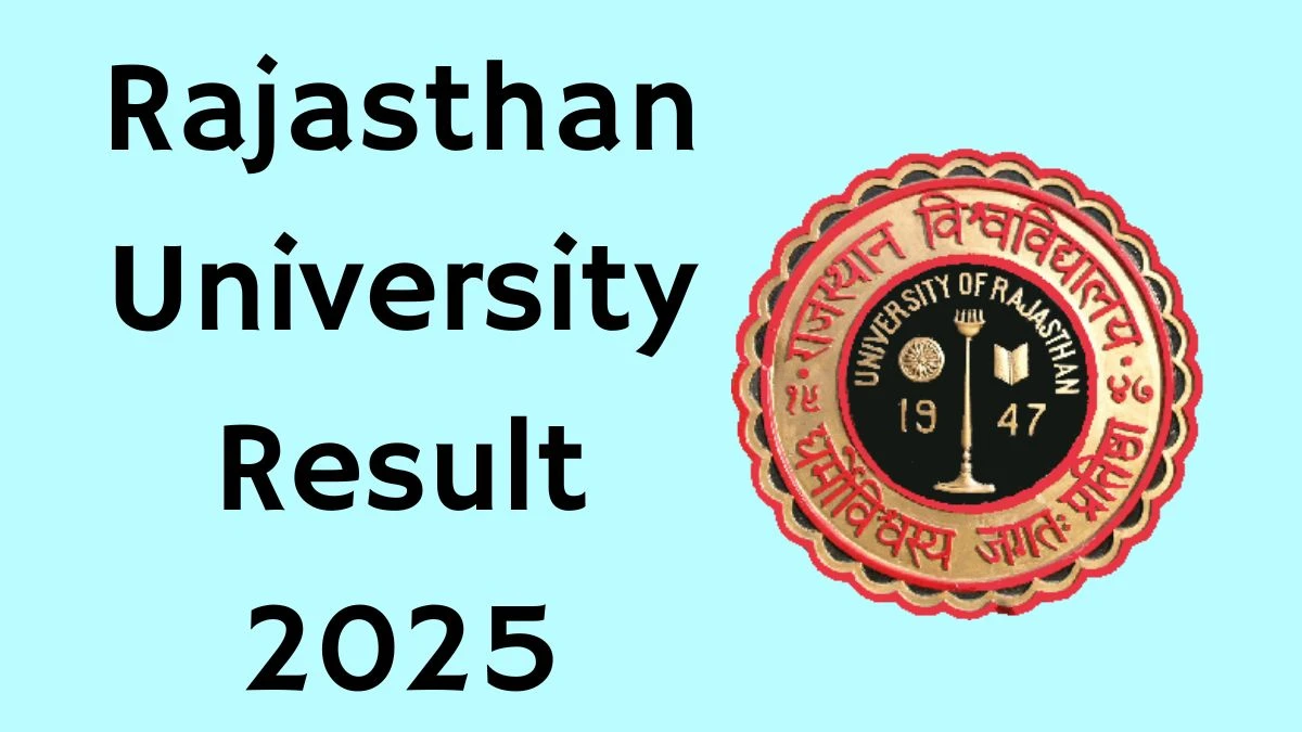 Rajasthan University Result 2025 Out at uniraj.ac.in Direct Link to Download 2nd to 10th Semester Revaluation Result Rajasthan University Result 2025 Out at uniraj.ac.in Direct Link to Download 2nd to 10th Semester Revaluation Result