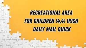 Recreational area for children Crossword Clue Irish Daily Mail Quick 8 letters Answer