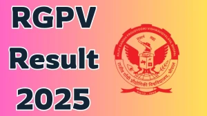 RGPV Result 2025 Out at rgpv.ac.in Direct Link to Download UG and PG Marksheet PDF Result