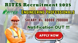 RITES Engineering Professionals Recruitment 2025 - Apply Online for 09 Posts RITES Engineering Professionals Recruitment 2025 - Apply Online for 09 Posts