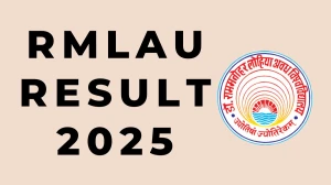 RMLAU Result 2025 Out at rmlau.ac.in Direct Link to Download UG and PG Odd Semester Marksheet Result RMLAU Result 2025 Out at rmlau.ac.in Direct Link to Download UG and PG Odd Semester Marksheet Result